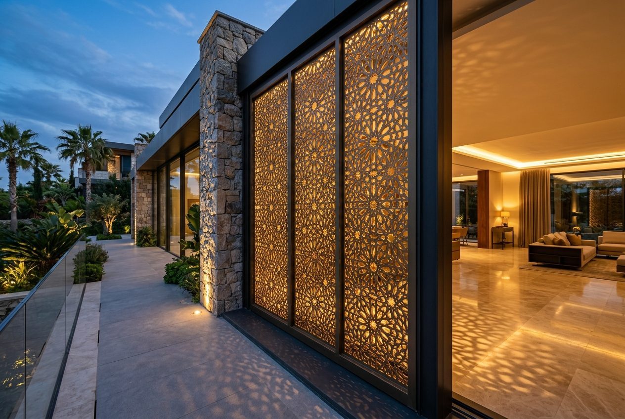RazorCraft Laser Geometric Privacy Facade