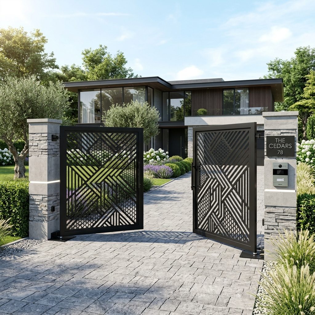Telescopic Commercial Compound Barrier